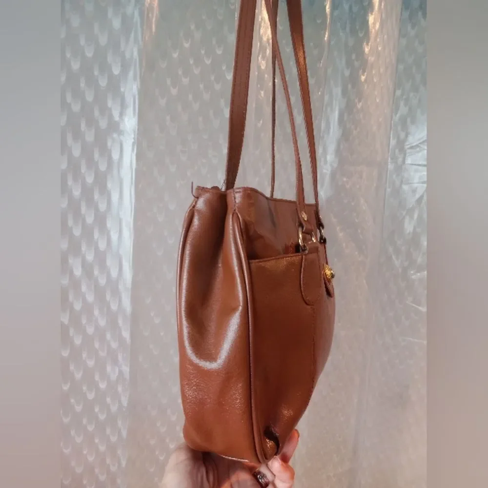 Brown Leather Shoulder Purse